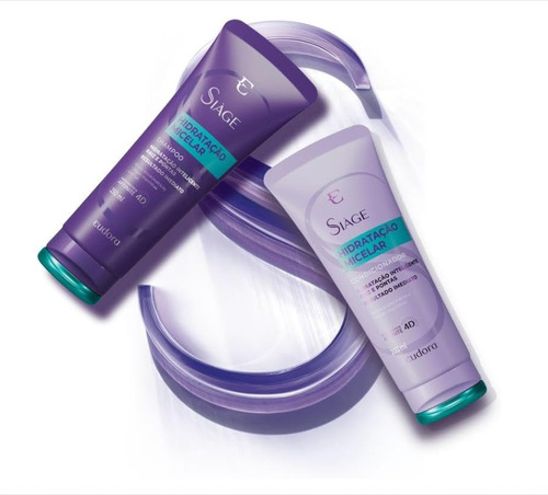 Kit Siage Hidratação Micelar Shampoo Condicionador Máscara
