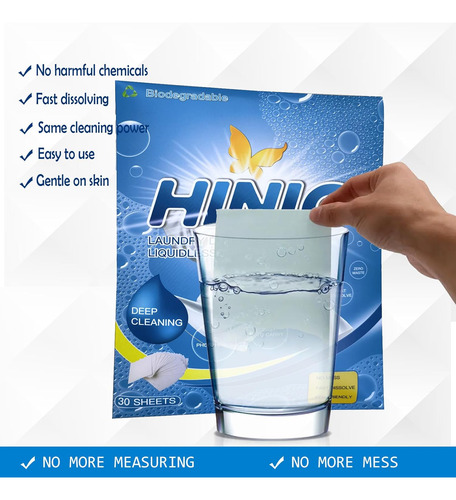 Hojas De Detergente Para Ropa, Detergente Para Hojas Para La