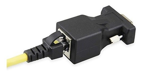 Adaptador Ethernet Db9 Rs232 A Rj45, Con Convertidor A Lan