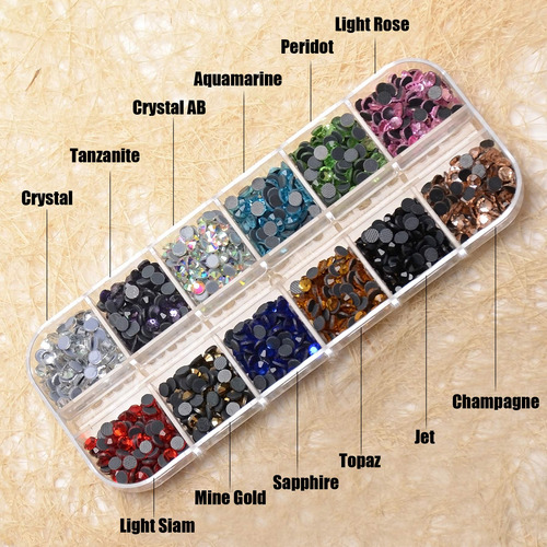 Massive Beads 10000 Piezas De Cristal Termoadhesivos Con Par
