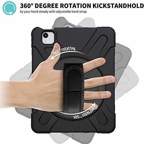 Imagen 5 de 6 de Funda iPad Air 4 Herize Duradero Soporte Lápiz/mano Negro