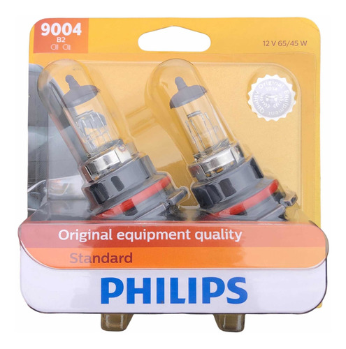 2x Bulbos Philips Standard Foco Halógeno Hb1 9004 12v 65/45w