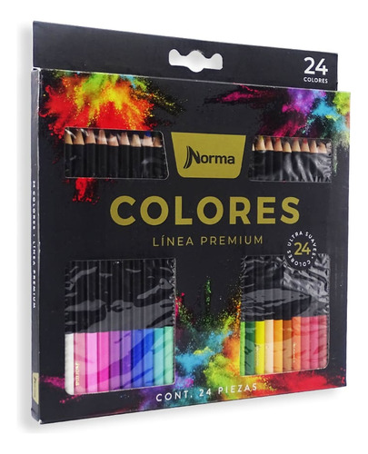 Colores Norma Premium C/24pz