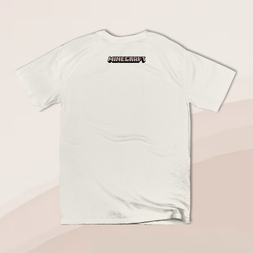 Playera Minecraft Cuadricula Steve Alex Creeper Infantil