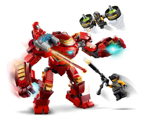 Lego®: Anti-hulk De Iron Man Vs. Agente De A.i.m. 76164 Cantidad De Piezas 456