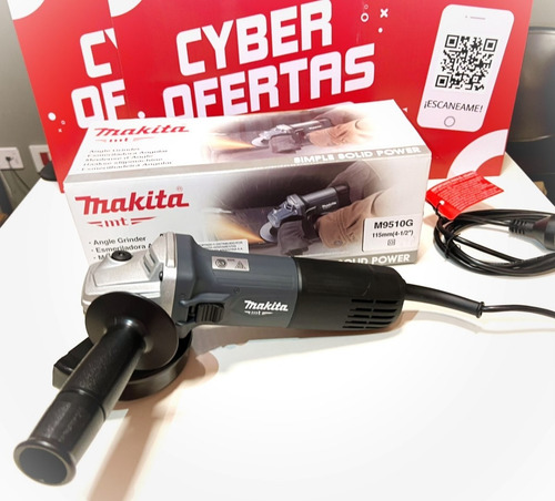 Imagen 4 de 4 de Amoladora Angular Makita De 50hz/60hz 850 W 220 V - 240 V