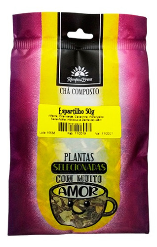 Chá Composto Espartilho Kampo De Ervas 50gr