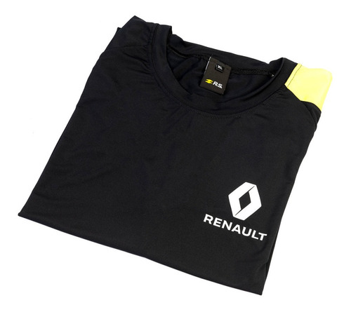 Remera Hombre Rs Manga Amarilla T:xl Boutique Renault
