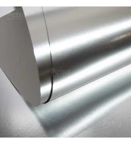 Laminado Prata 1 Face Tam. A4 - 180g/m² - Com 20 Folhas