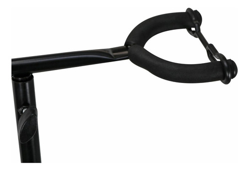 Suporte Duplo 2 Violão Guitarra Custom Tipo Hercules Cor Preto