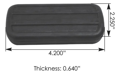 Goma Pedal Freno Clutch Gandola Ihc International Navistar