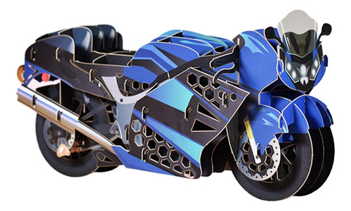 Regalos Del Día Para Papá Tarjeta De Motocicleta 3d