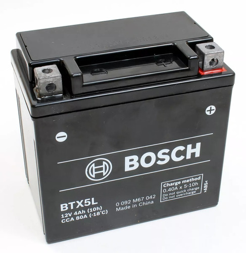 Bateria Bosch Gel Ytx5l Bs Titan 150 Bajaj V15 Xr 150 En Mr 