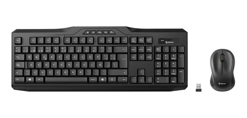 Teclado Y Mouse Inalámbricos Ergonómicos | Com-655 Color del mouse Negro Color del teclado Negro