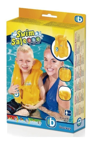 Chaleco Salvavidas Infantil Flotador Inflable Entrenador