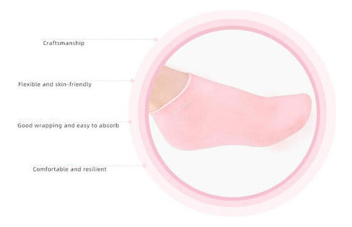 3 Calcetines De Silicona Suave Para Los Pies, Protección