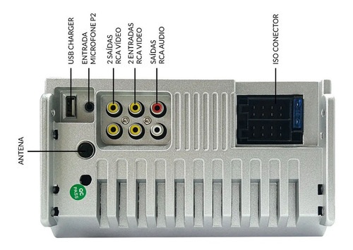 Imagem 7 de 9 de Central Multimídia Roadstar 7 Pol Esp Android/ Ios Rs-505mp5