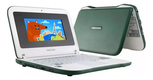 Notebook Notebook Positivo Mobo S7 Para Estudar Barato,sd 64gb Cor Verde