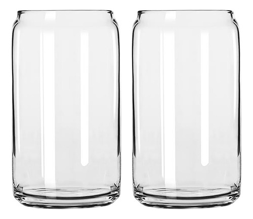 Set 2 Vasos Vidrio Borosilicato 550 Ml Simplit Color Blanco