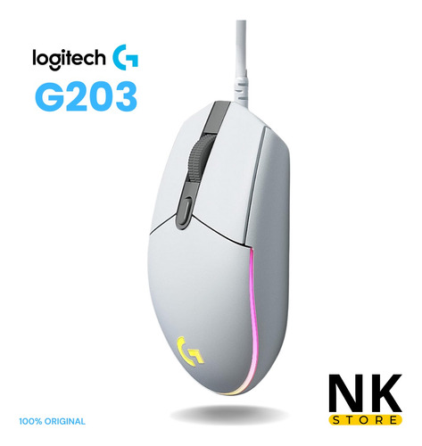 Logitech G203 Mouse Gaming Rgb 8000 Dpi Lightsync