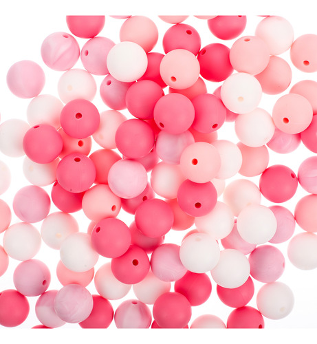 Perlas De Silicona Coloridas, Perlas Dispersas, 120 Unidades