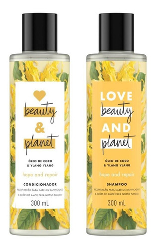 Shampoo + Condicionador Love Beauty & Planet Hope 300ml