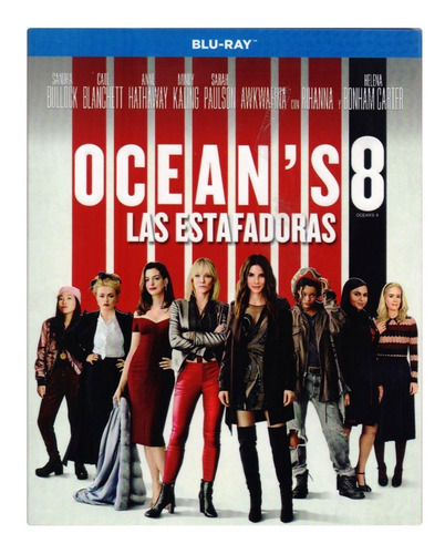 Oceans 8 Las Estafadoras Sandra Bullock Pelicula Blu-ray