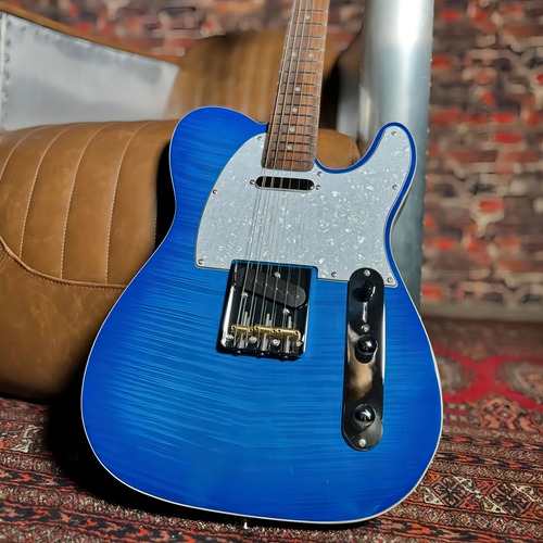 Guitarra Seizi Vintage Saitama Plus Tl Flamed Blue