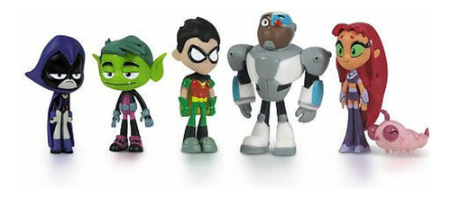 Teen Titans Go Los Jovenes Titanes En Accion Set 6 Figuras