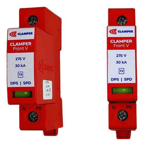 Protetor De Surtos Dps Front V Clamper 275v 30ka Anti Raios