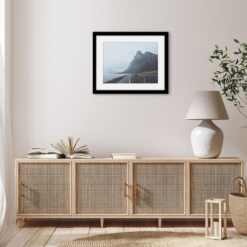 16x20 Picture Frame With Polished Plexiglass - Use As 12x16