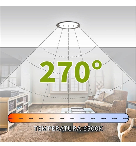 Lampara Panel Led 18w Empotrable Plafon 22cm Completa Spot