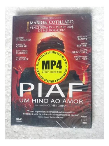 Dvd Duplo Piaf Um Hino Ao Amor Original (lacrado)