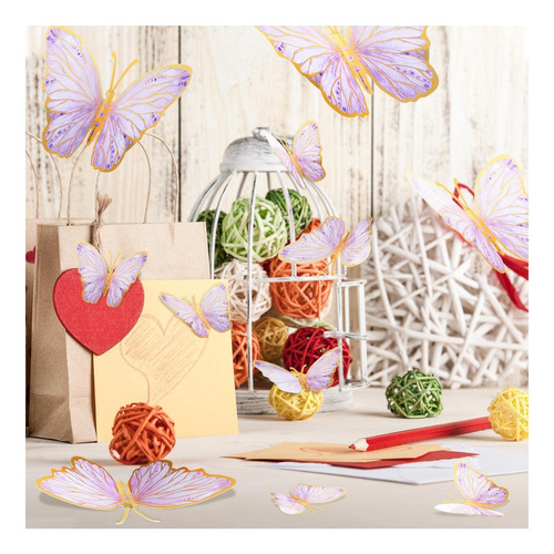 Outus 48 Pcs 3d Big Calcomanías De Papel De Decoración 3