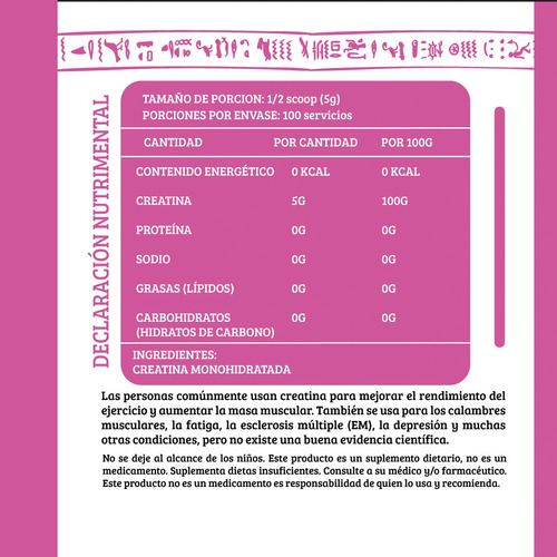 Creatina Monohidratada 500g Hathor En Polvo Varios Sabores Moras