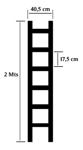 Imagen 4 de 4 de Escalerilla De Aluminio Para Cableado Elect,telefonia,redes