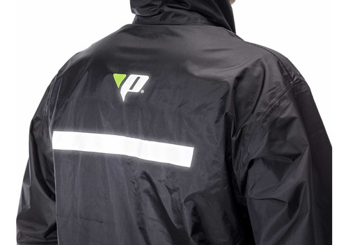 Imagem 6 de 9 de Capa De Chuva Motoqueiro Conjunto Nylon Luxo Gola Forro Exg