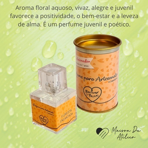 Perfume Para Papel Floresta Encantada 50 Ml Ed Colecionador