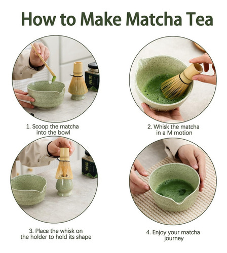 Conjunto Matcha, Conjunto De Chá Japonês Inclui Tigela Match