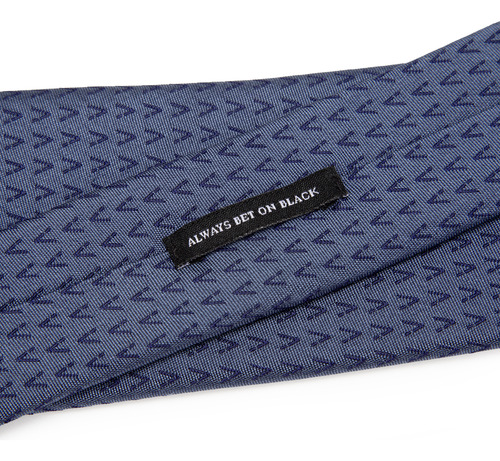 Corbata Icons Indigo Black Bubba