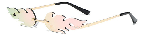 Gafas De Sol Flame De Nueva Moda Para Mujer Y Hombre, Sin Ma