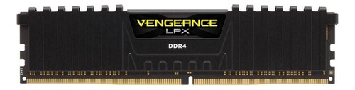 Memória RAM Vengeance LPX color black  16GB 1 Corsair CMK16GX4M1A2400C14