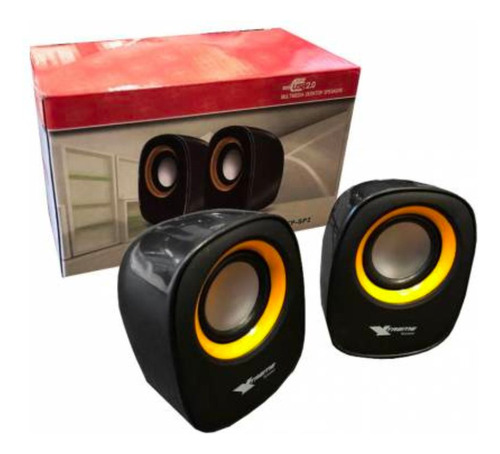 Parlantes Multimedia Xtreme Negro Usb