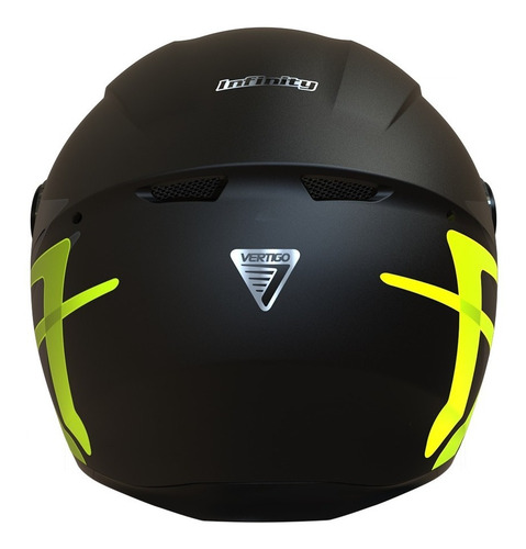 Imagen 3 de 5 de Casco Integral Vertigo V50 Infinity Mate. Tienda Oficial