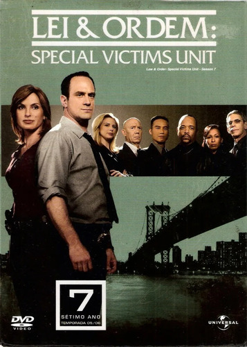 Law And Order Svu 7ª Temporada (lei E Ordem) Dvd Box Raro