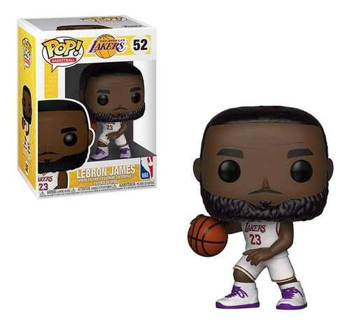 Funko Pop Nba: Lakers - Lebron James (uniforme Blanco)