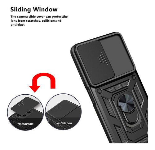 Para Capa Lente Deslizante Para Tecno Camon 18t 18p 18 Com
