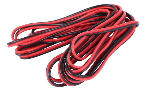 Cable Awg De Alambre Con Cremallera Rojo Y Negro, Calibre 20