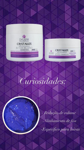 B.tox Matizador Sem Formol 1kg Dyusar Açai