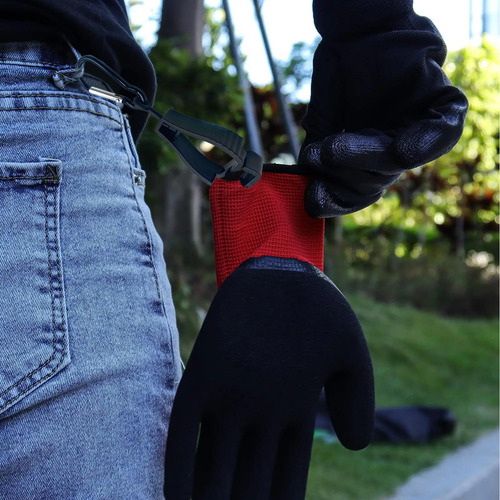 Sujetador De Guantes Con Mosquetón Mosquetón Portátil Para M